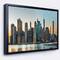 Designart - New York City Skyline - Photography Framed Canvas Art Print